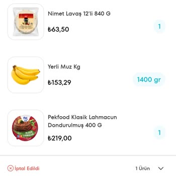 A101 Kapıda Sipariş İptali Seçeneği Eksik Ve Gecikme Şikayeti