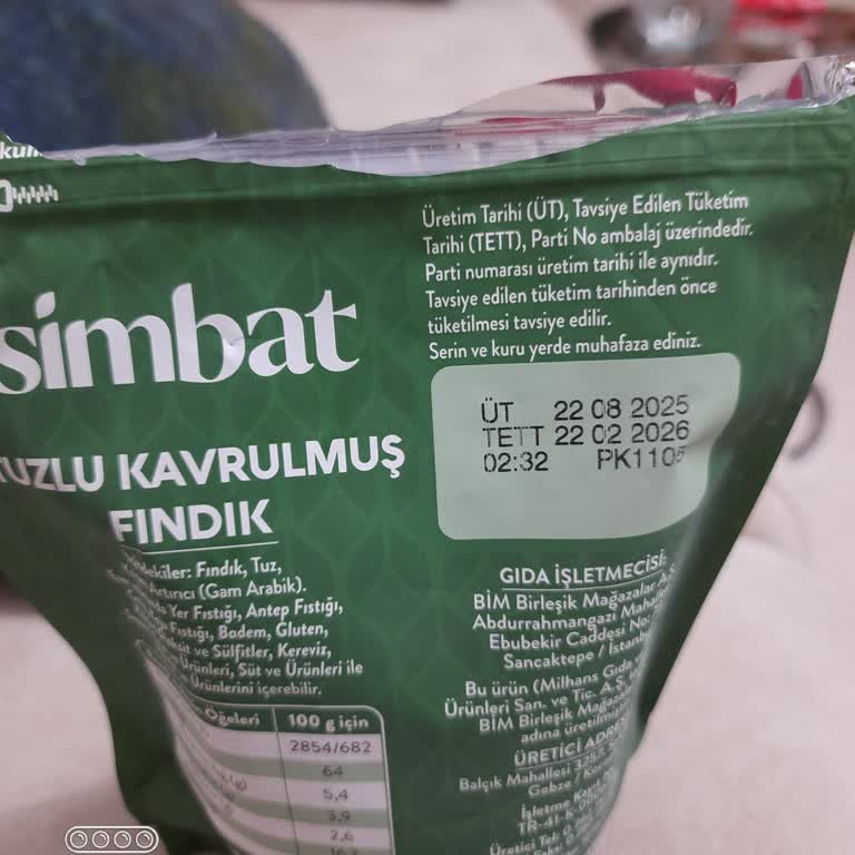 BİM Şubesinde Süresi Geçmiş Fındık Satışı