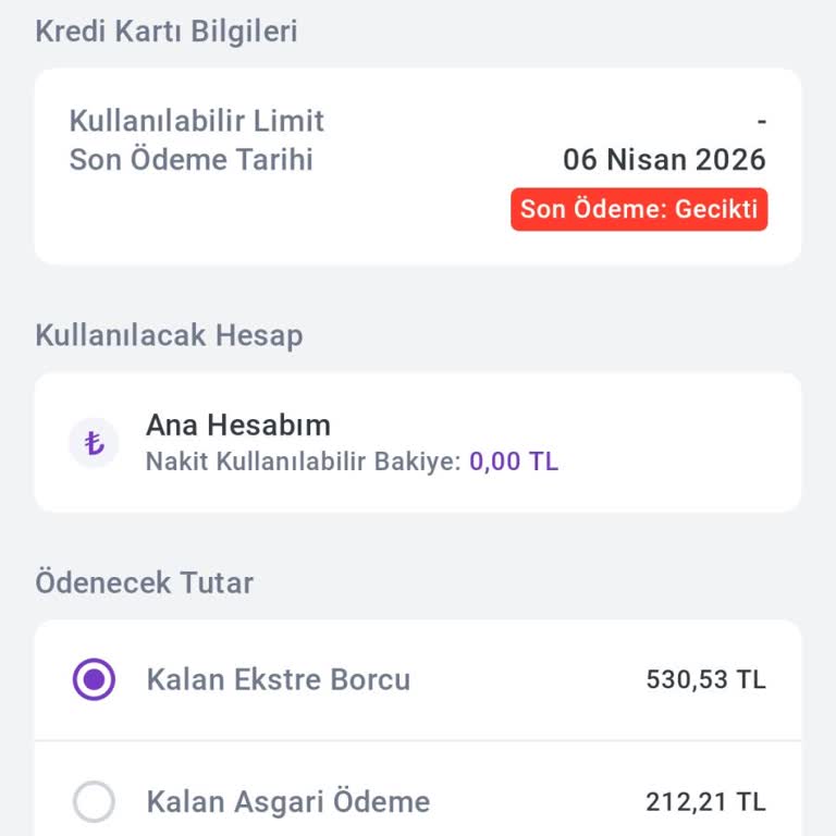 A101 Tom Bank Hadi Kartta Haksız Borç Ve Düzeltme Gecikmesi