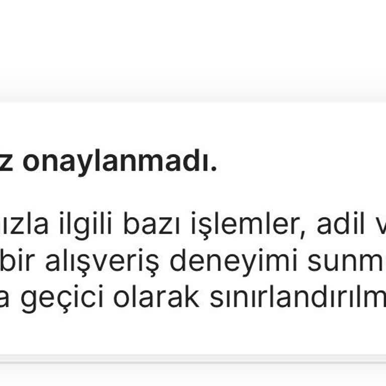 Hepsiburada İos Uygulamasında Sürekli Beklenmedik Hata Nedeniyle Sipariş Veremiyorum