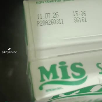 Mis Süt Bozuk Çıktı