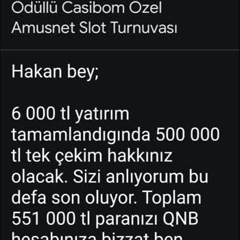 Casibom Hesabım Kapandı Ve 700000 TL İadesi Yapılmadı