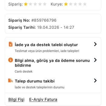 Migros Sanal Market'te Hasarlı Kek Teslimatı Ve İade Sözünün Tutulmaması