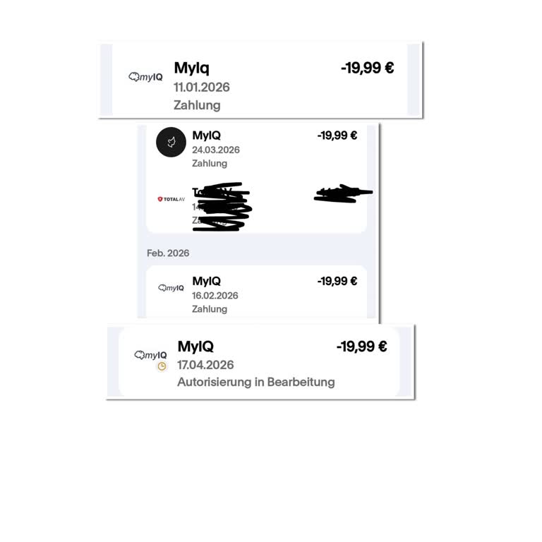 MyiQ Abo Ohne Zustimmung Abgebucht – PayPal Belastung 19,90 € Rückforderung