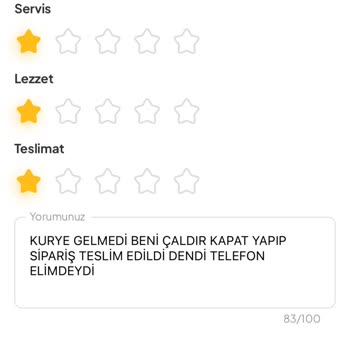 Teslim Edilmemiş Sipariş Ve Anında İade Talebi