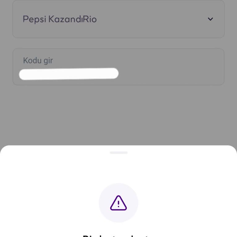 Pepsi Kazandırıyor Kampanyası Kodları Çalışmıyor Ve Destek Yanıt Vermiyor