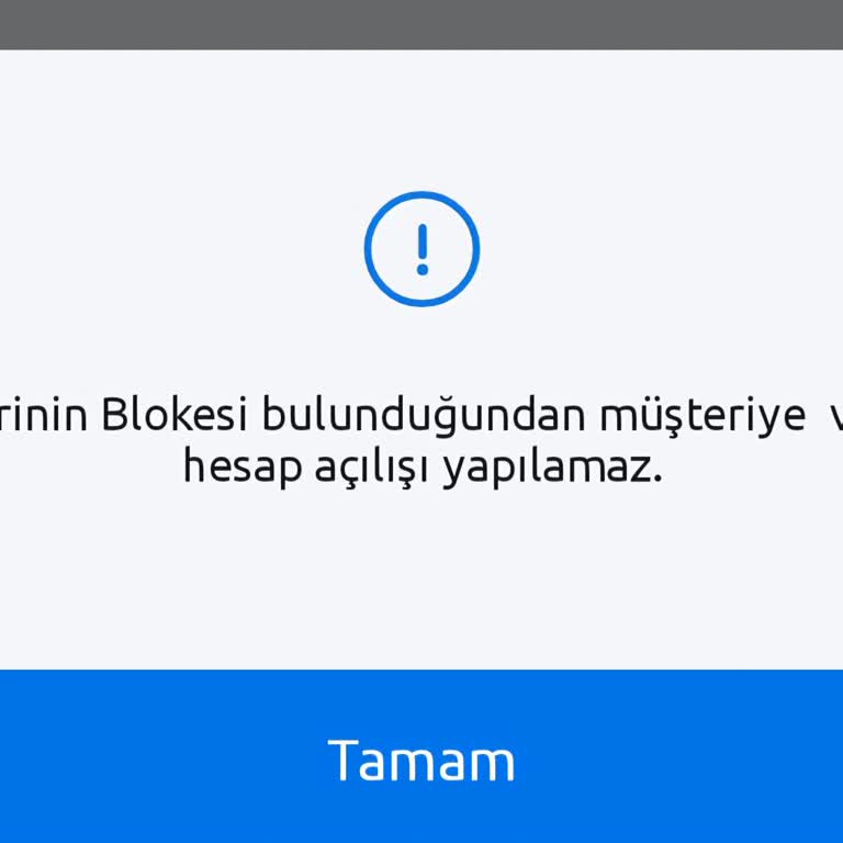 Açıklama Almadan Hesabım Kapatıldı, Ödeme Yapamıyorum