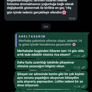 İade Gecikmesi Ve Açıklama Talebi