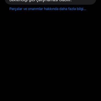 Kamera Uyarısı Ve Çalışmayan Fonksiyonlar Nedeniyle İPhone Değişim Talebi