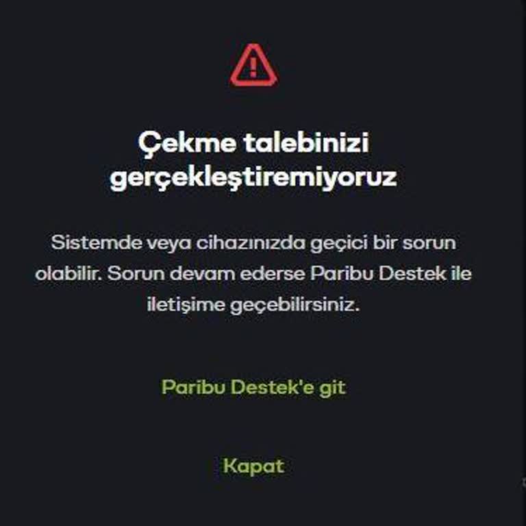 TRY Çekim İşlemi 3 Hafta Boyunca Engelli: Hızlı Çözüm Talebi