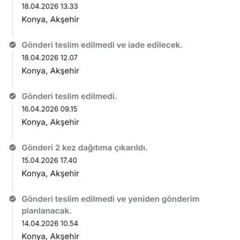 Aras Kargo Akşehir Şubesi Gerçek Dışı Gerekçelerle Teslimatı Reddetti