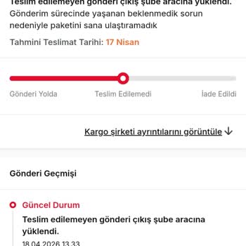 Aras Kargo Akşehir Şubesi Gerçek Dışı Gerekçelerle Teslimatı Reddetti