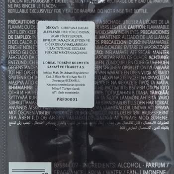 Loreal Paris Türkiye'den Orijinalliği Şüpheli Parfüm Satışı