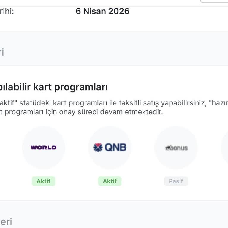 Bonus Ve Axess Kartlarda Taksit Özelliği Eksikliği Ve İyzico’nun Söz Verdiği Kampanyaya Uymaması