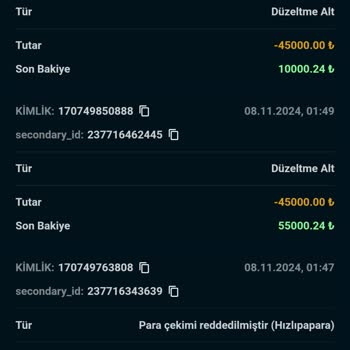 Nesinecasino Kazancım 90.000 TL Haksız Şekilde Silindi Ve Çekim Talebim Reddedildi