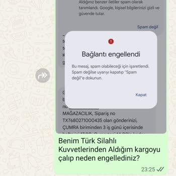DHL Ecommerce Türkiye Teslim Edilmeyen Değerli Askeri Hatırlık Seti