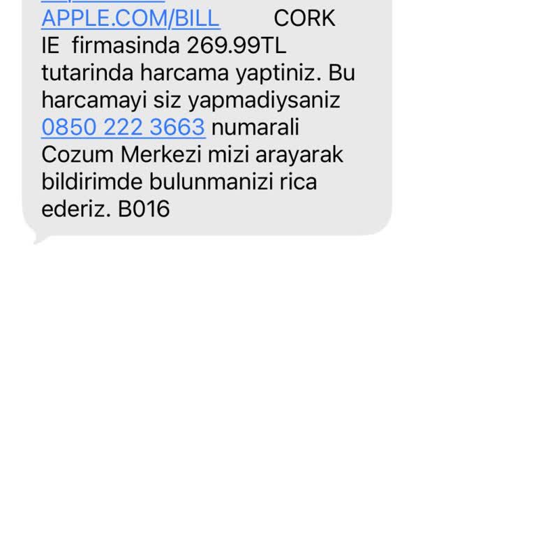 İzinsiz Apple Store Alışverişi Kartımdan Çekildi, İptal Ve İade Talebi