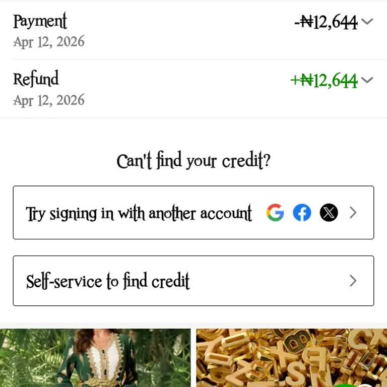 İptal Edilen Siparişin 12.644 ₦ İadesi Temu Kredisine Yansımıyor