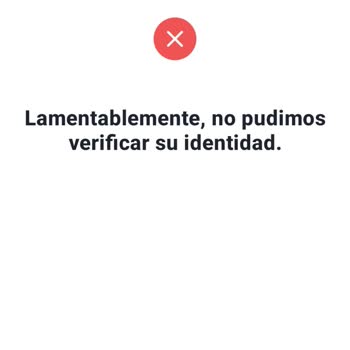 Problemas con la verificación de identidad en Tango, solicito revisión