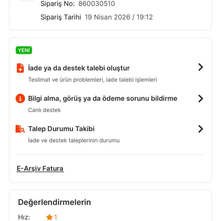Migros Yemek'ten Sipariş Teslim Edilmedi Ve Ücret İadesi Yapılmadı