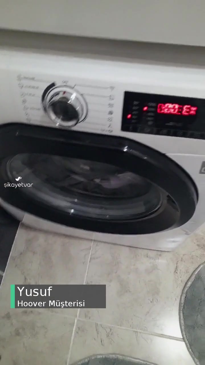 Hoover Çamaşır Makinesi Sürekli Ötüyor, Kendiliğinden Program Atıyor! videonun kapak resmi