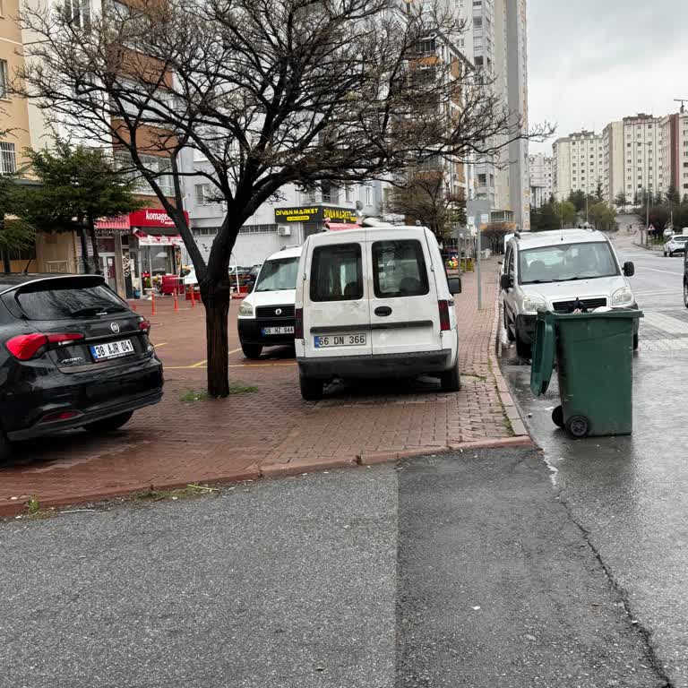 Kaldırıma Araç Parkı Çocukların Güvenliğini Tehdit Ediyor