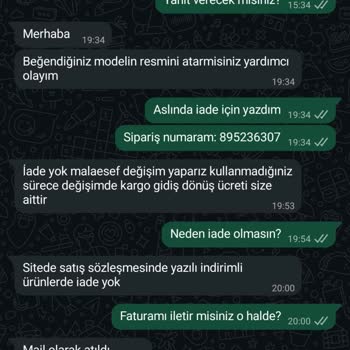 Yanıltıcı Ürün Açıklaması Ve İade Reddi Tüketici Haklarımı İhlal Ediyor