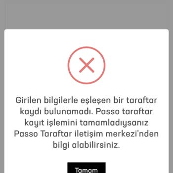 Sistem Hatası Nedeniyle Passolig Kartı Ücret İadesi Talebi