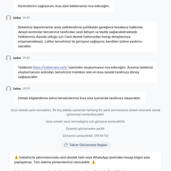 5000 TL Kazancım Ödenmedi Ve Hesabım Açıklama Olmadan Kapatıldı