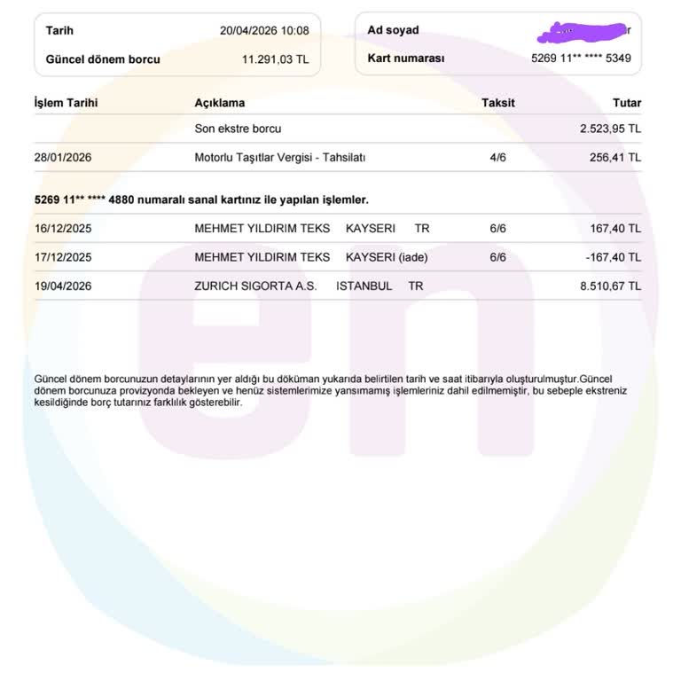 Enpara’da Taksit Hakkının Reddedilmesi Ve Yanıltıcı Bilgilendirme
