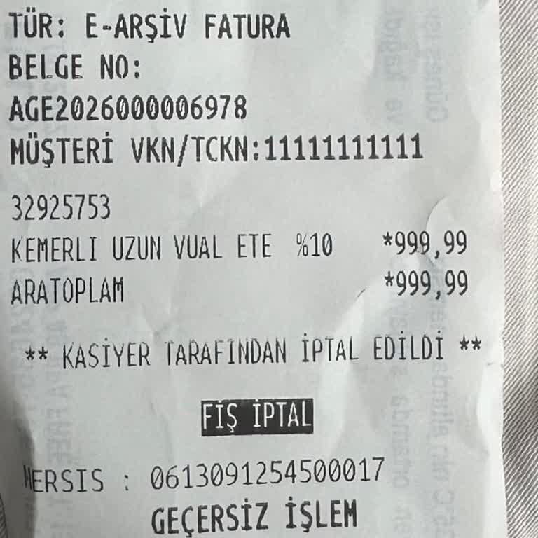 Oil Park Mağazasında Teslim Edilmeyen Ürün İçin Çekilen 999,99 TL İadesi Yapılmadı