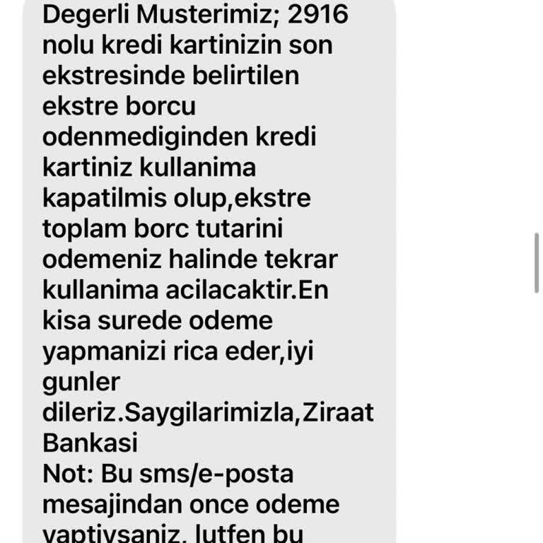 Ziraat Bankası Genç Kartta Nakit Avans Özelliği Açılmıyor