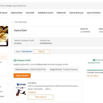 Trendyol Express Gecikmesi Ve Çocuk Doğum Günü Hediyesi Sorunu