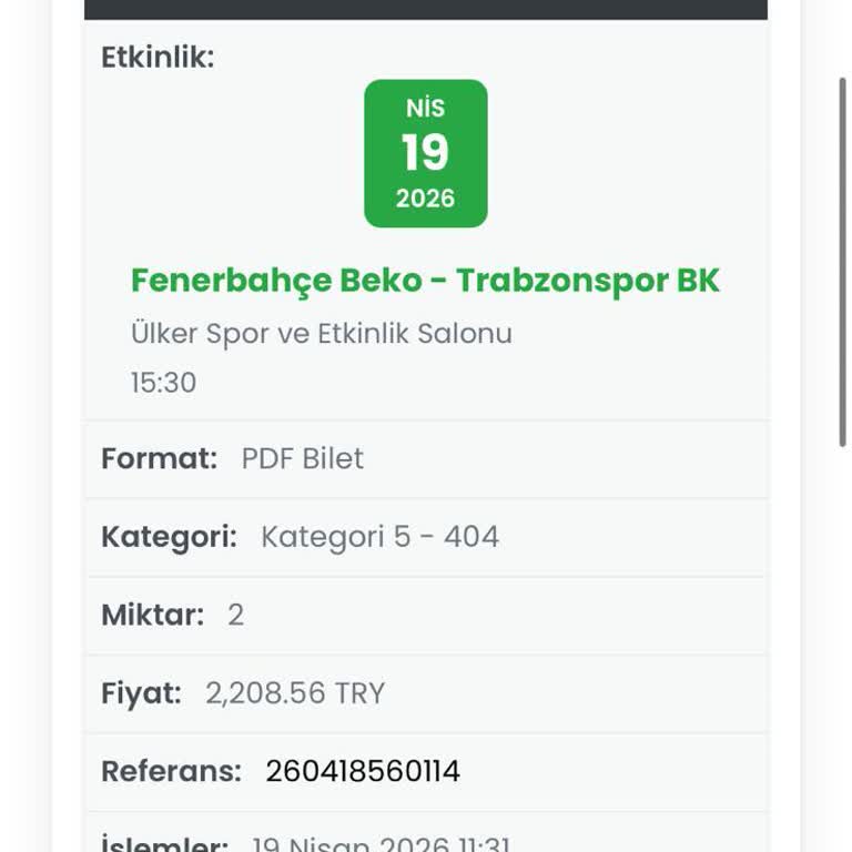Bilet Ücreti Alındı, QR Kodu Gelmedi Ve Maçta Giriş Sağlanamadı