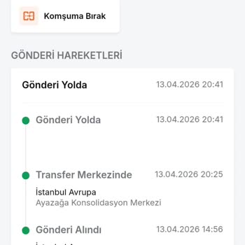 Kargoda Transfer Sürecinde Kalan Ürün Ve Cevapsız Destek İçin İade Talebi