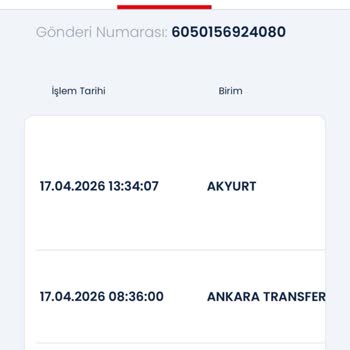 Takip Numaralı Resmi Evrak Kargosunun Kayıp Olduğu Ve Çözüm Beklediği