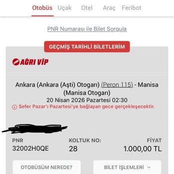 Manisa Otogarı Varışlı Biletim İhlal Edildi Otobüs Turgutlu’da İndi