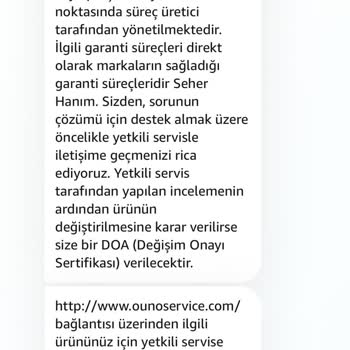 Amazon’un Yanlış Yönlendirmesi Ve Garanti İşlemlerindeki Aksaklıklar Nedeniyle Tartı Değişimi Talebi