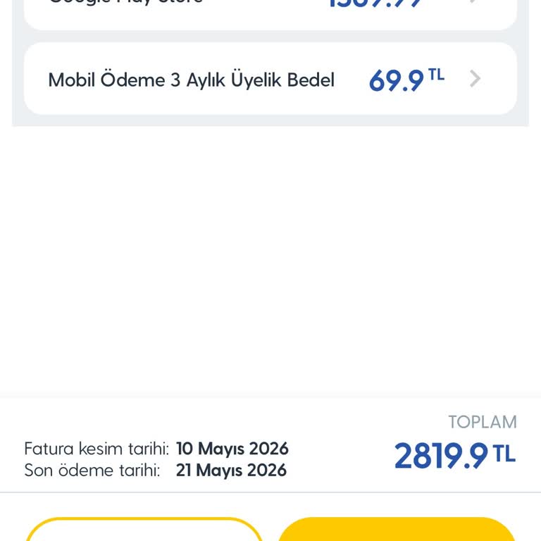 Yetkisiz Play Store Ücreti Faturada Görüldü, İptal Ve İade Talebi