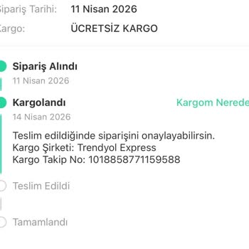 1018858771159588 Numaralı Siparişim 9 Gün Boyunca Teslim Edilmedi