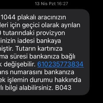 Provizyon İşlemi Gecikmesi Ve İade Belirsizliği