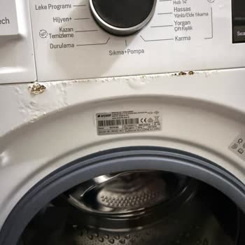 Arçelik Çamaşır Makinesi Paslanıyor Ve Çamaşırlarımı Parçalıyor