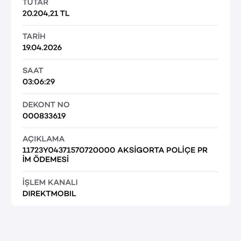 İzinsiz Otomatik DASK Yenilemesi Ve Eksi Hesaptan Tahsilat Şikayeti