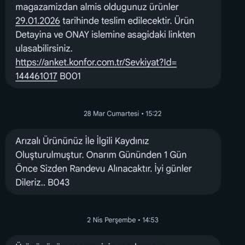 Çökme Gösteren Yatakta Yükseklik Farkı Ve Sırt Ağrısı Nedeniyle Değişim Talebi Reddedildi