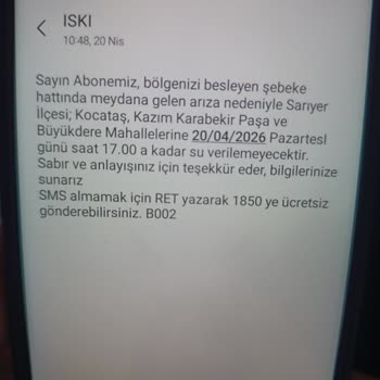 Sarıyer'de Sürekli Su Kesintileri Mahalleyi Mağdur Ediyor