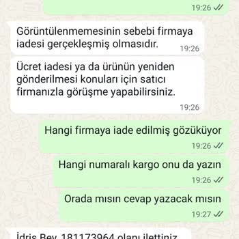 Gezerler Giyim Ücret İadesi 6.905 TL Olmadı