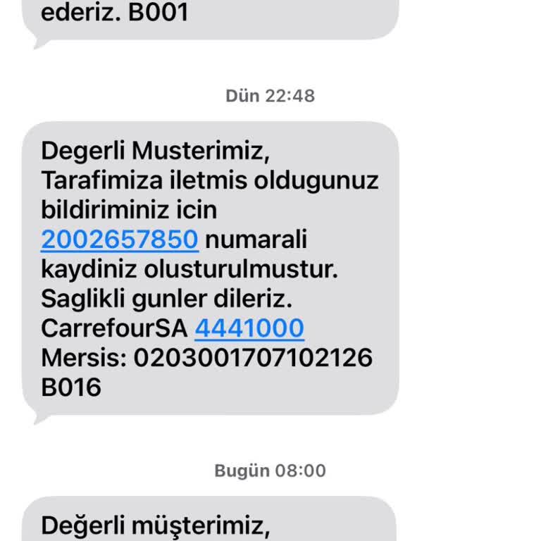 Yanlış Evde Yoktunuz Nedeniyle Sipariş İptali