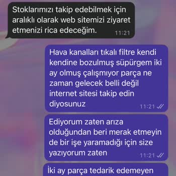 Dyson V15S Süpürge Çekim Gücü Kaybı Ve Uzun Parça Bekleme Süreci Mağduriyeti