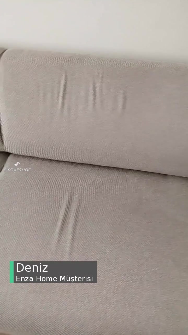 Enza Home 3 Aylık Koltuk Kumaşı Esnedi, Servis Normal Dedi videonun kapak resmi