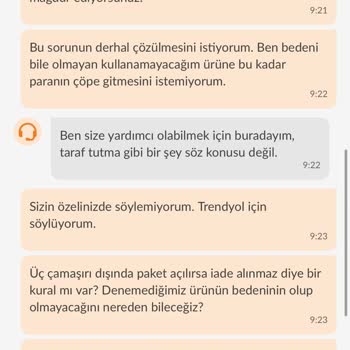 Trendyol'da Beden Uymayan Ferace Ve Eşarp Takımı İadesi Kullanılmış İddiasıyla Reddedildi